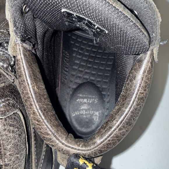 Vintage Dr. Martens Soren Lace Up Distressed Brown Leather Boot Size 9 - Picture 10 of 12